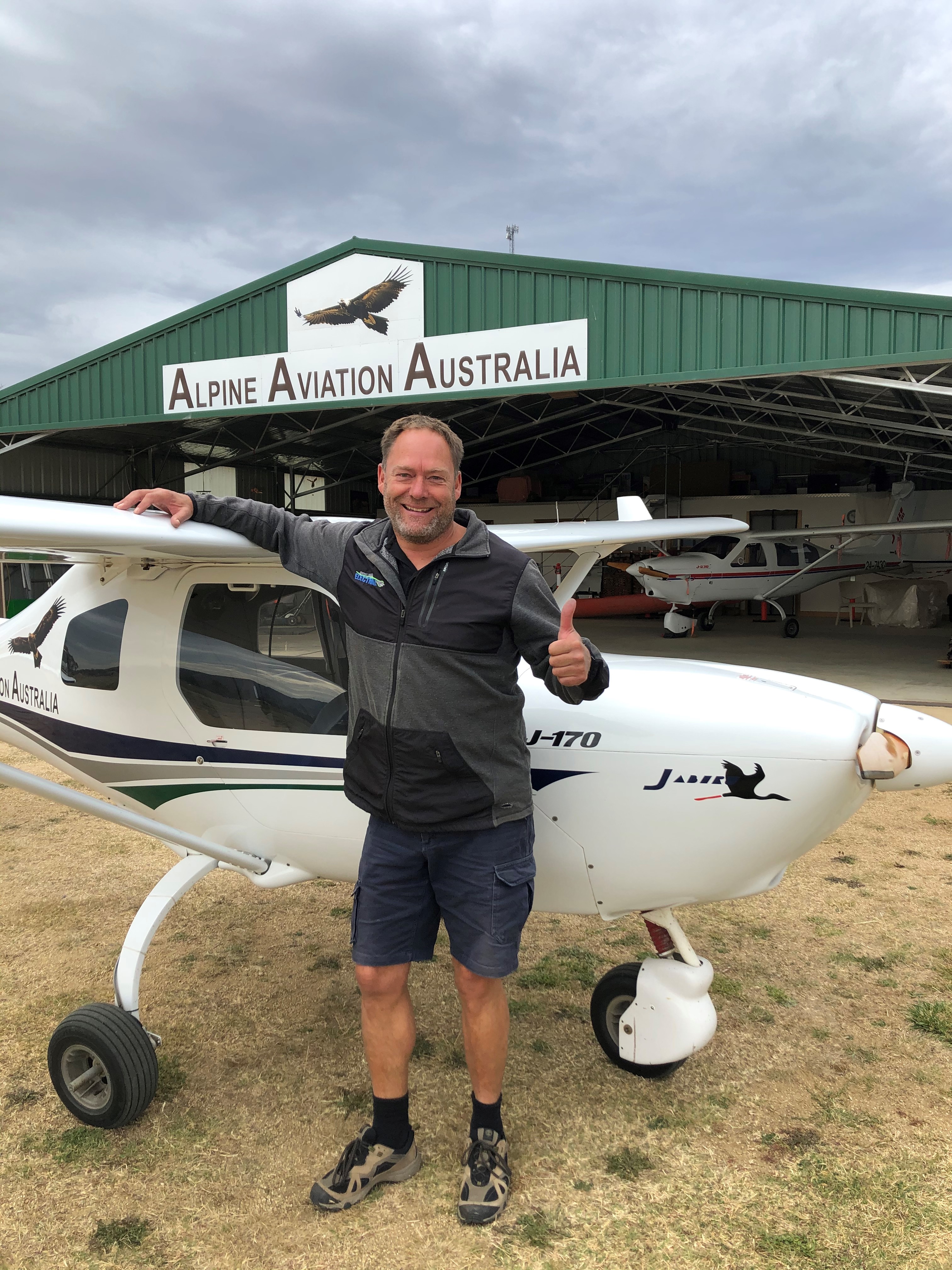 Jason Frost after his first solo