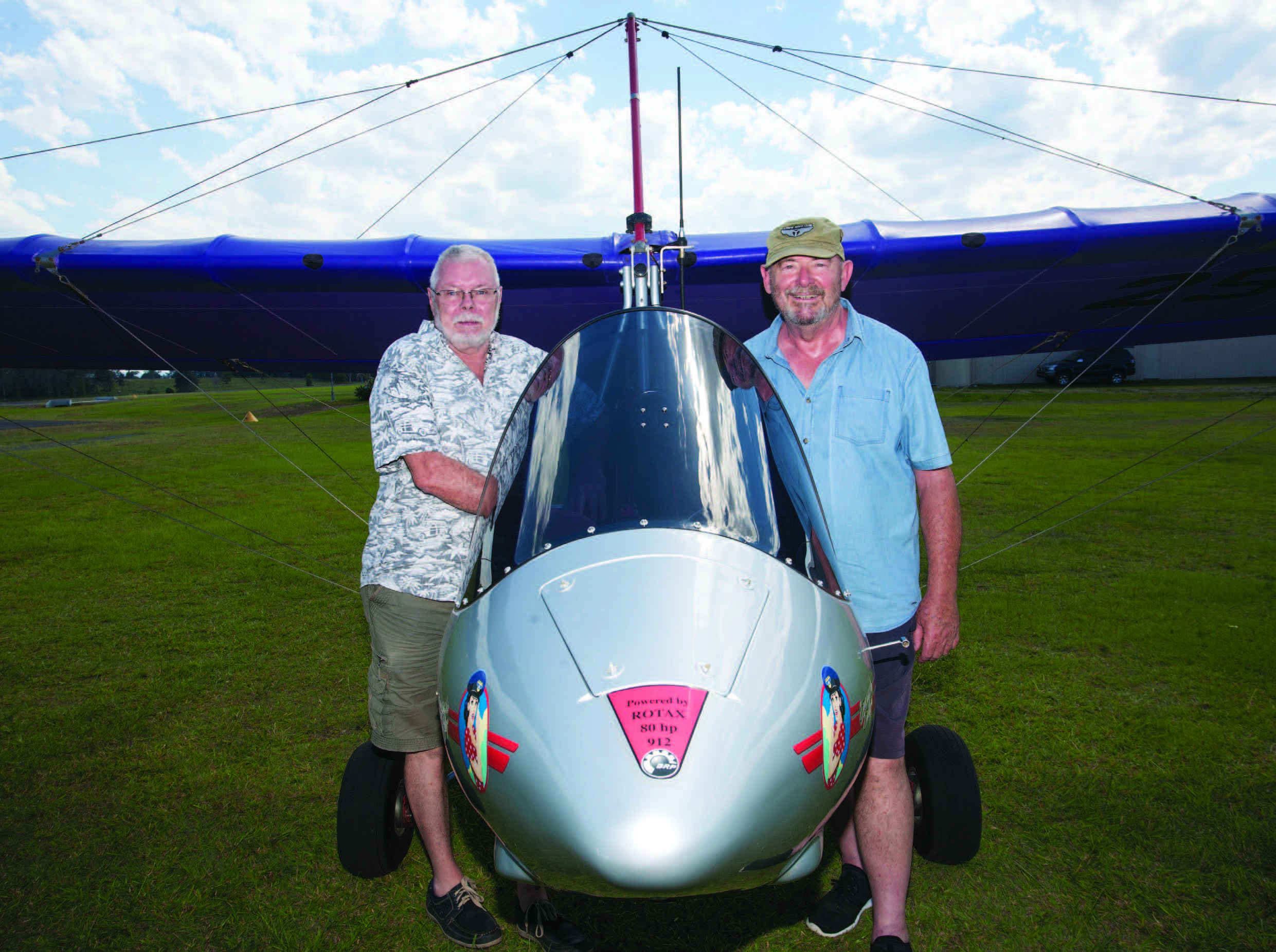 Robert Fraser (left) and Rob Golden